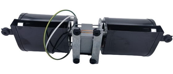 এসি শেড পোল 55W 115V পেলেট স্টোভ কনভেকশন ভেরিয়েবল স্পিড ব্লোয়ার মোটর উচ্চ তাপমাত্রার চাকা