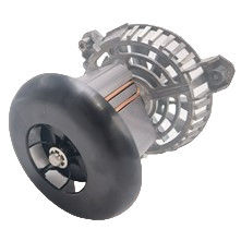 সি ফ্রেম ছায়াময় মেরু মোটর 83W 240V 60HZ একক ফেজ উল্লম্ব হোল্ডিং মন্ত্রিসভা চুলা ফ্যান মোটর